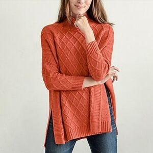 MerSea Lisbon Latice Front Traveler Sweater One Size